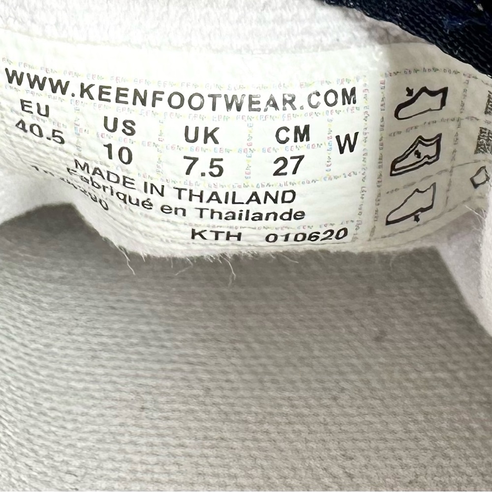 Keen Women's Navy and White Sneakers - Picture 8 of 8